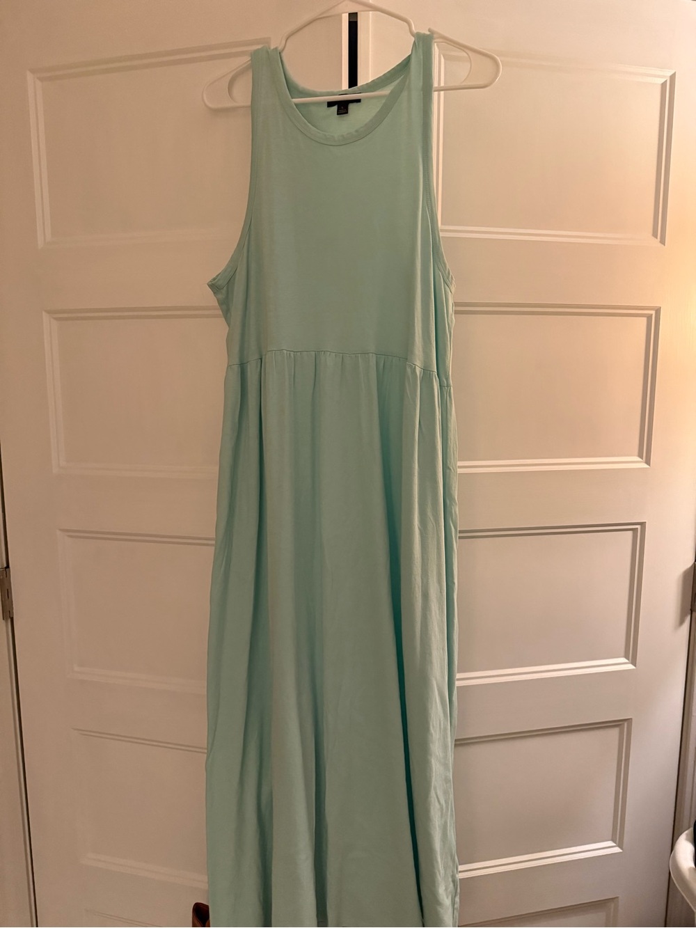 JCREW Sleeveless Mint Green Maxi Dress